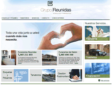 Tablet Screenshot of funerariasreunidas.com